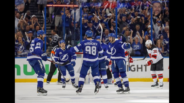 Kucherov, Lightning beat Devils 3-1, end first-round series