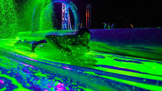 Giant 'blacklight slide' coming to Bay Area this summer