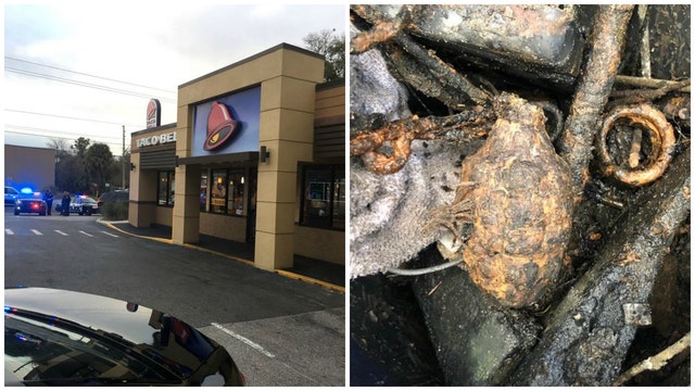 Florida man finds grenade while fishing, brings it to Taco Bell