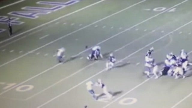 High school football players suspended, police investigating after blindsiding referee