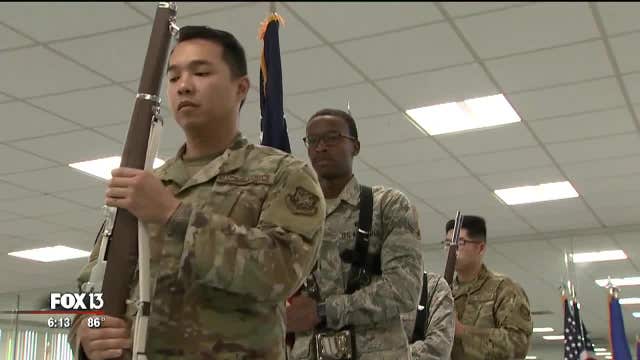 Practice makes perfect for MacDill AFB's busy honor guard