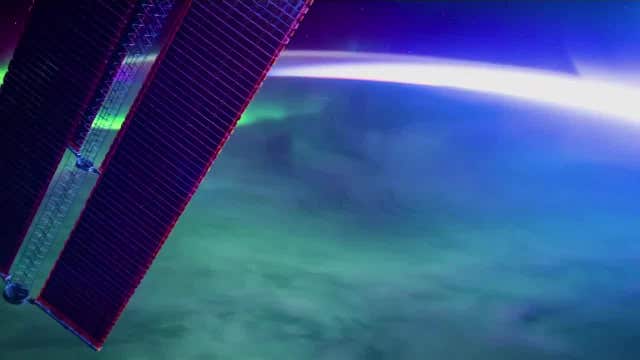ISS captures video of Aurora Borealis