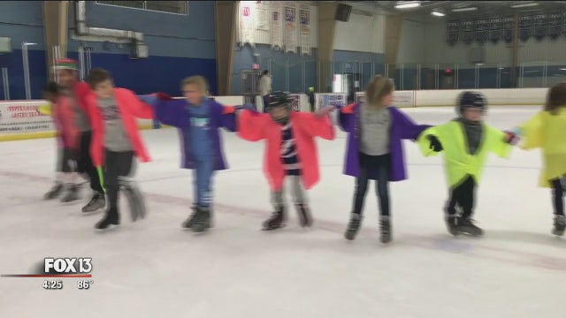 Summer ice-skating camps help kids beat the heat