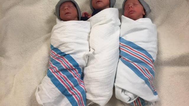 Baltimore mother gives birth to rare identical triplets