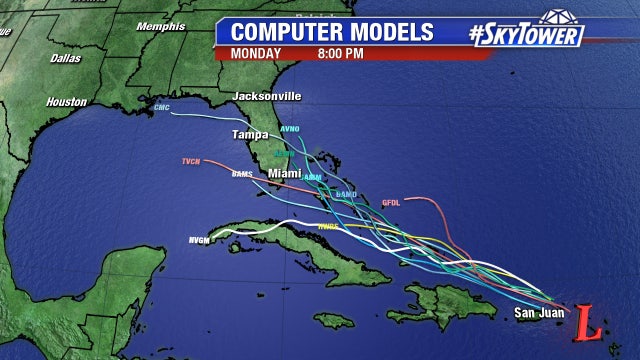 Too early to predict system's impact on Florida