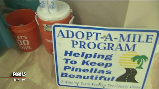 Charley visits Keep Pinellas Beautiful