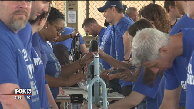 Lightning partners with Onbikes to build 100 bicycles for kids