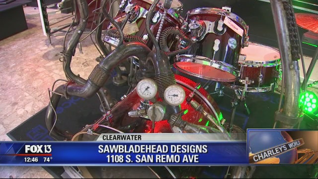 Local artist welds metal music, art as one