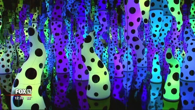 Unique 'Infinity Room' installation peers into Japanese artist's mind
