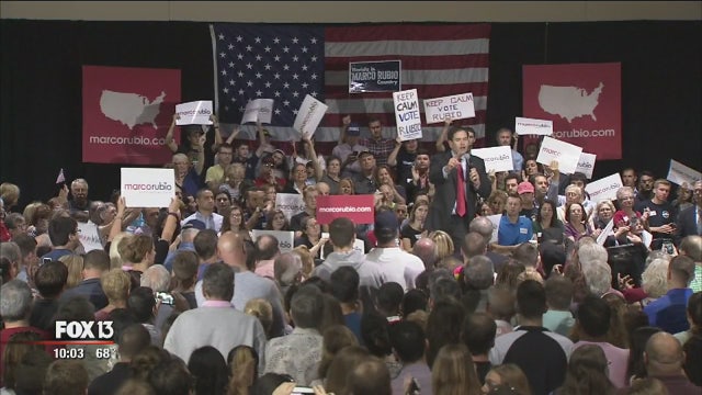 Marco Rubio rallies Florida voters in Tampa