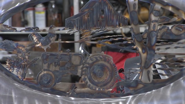 From boats to gates, their medium is metal