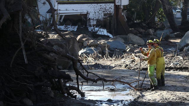 California mudslides death toll rises, at least 20 killed