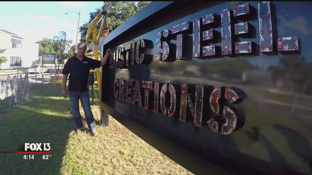 Made in Tampa Bay: Rustic Steel Creations