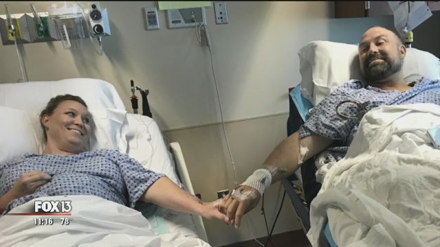 Man welcomes newborn son from hospital bed, days after rattlesnake bite