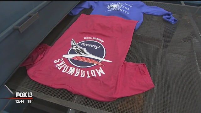 Manatee Apparel Graphics has been printing for decades