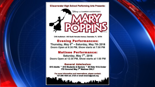 Marry Poppins at Clearwater High School