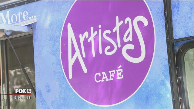 Mobile cafe serving up coffee, purpose