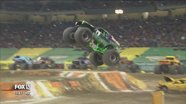 Amalie Arena hosting 'Monster Jam' on Saturday