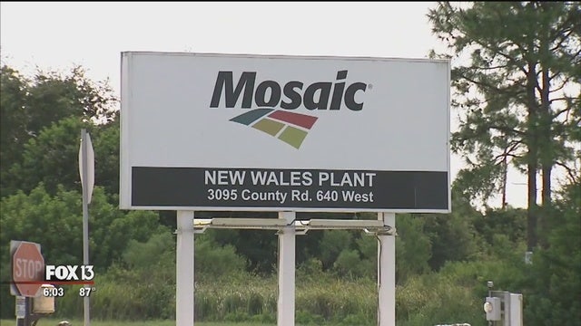 Mosaic reports 50,000 gallon spill at Plant City plant