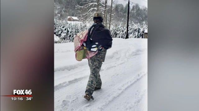 Family looking for NC Guard soldier who saved them during storm
