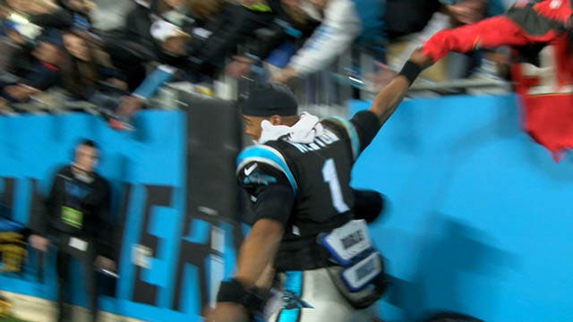 Cam Newton Protects his House; Grabs Bucs Jersey