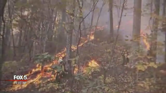 About 100 homes evacuated in North Carolina due to wildfire