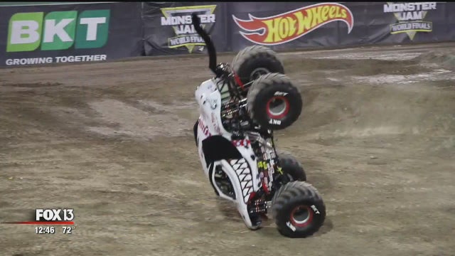 Big trucks of Monster Jam return to Tampa