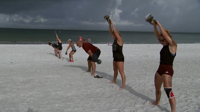 IRB CrossFit takes you outside and on the beach