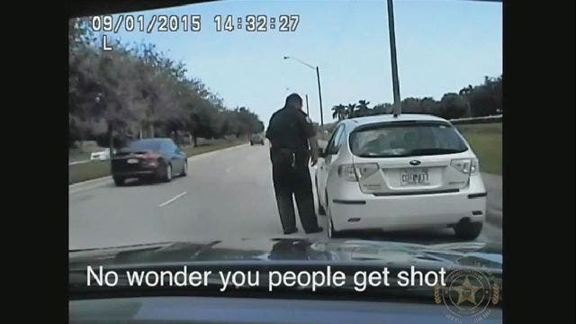 Florida woman tells deputy: 'No wonder you people get shot' during traffic stop