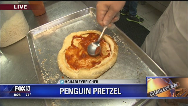 A morning at the Penguin Pretzel Factory