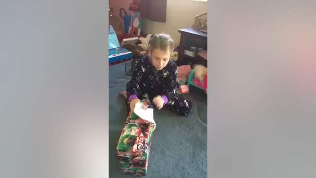 WATCH: Priceless reaction when 8-year-old opens Hatchimal