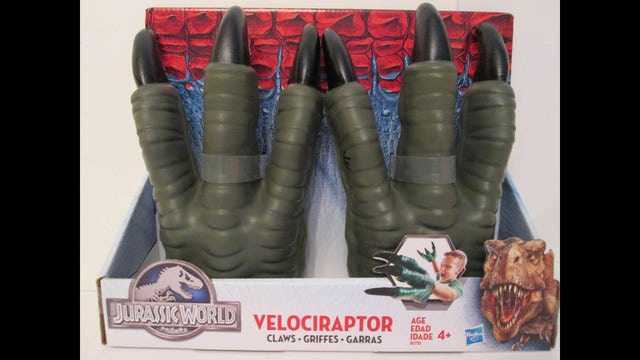 Dinosaur claws among items on annual list of dangerous toys