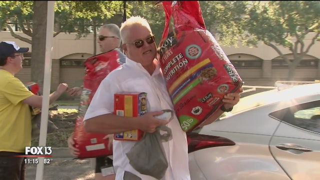 Rays hold hurricane supply drive for items to be sent to the Bahamas