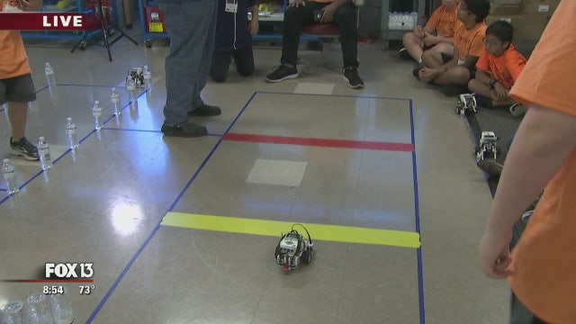 Robotics summer camp blends learning and fun