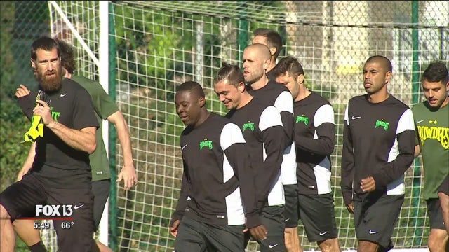 Rowdies prepare for season in England