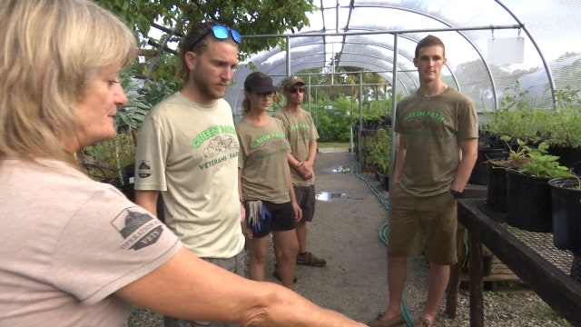 Veterans learn agriculture and landscaping skills with Operation Eco Vets