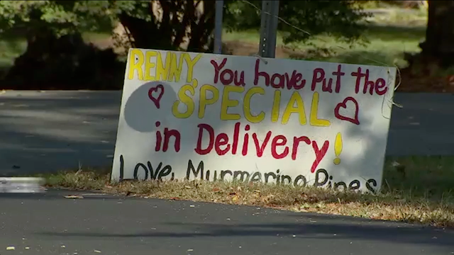 UPS driver's retirement brings out neighborhood