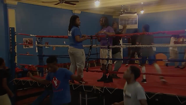 Youth getting off the street and into the boxing gym
