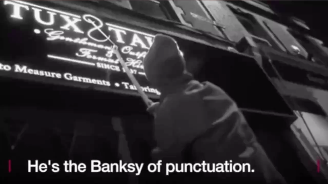 For 14 years, the ‘grammar vigilante' has been correcting signs in his hometown