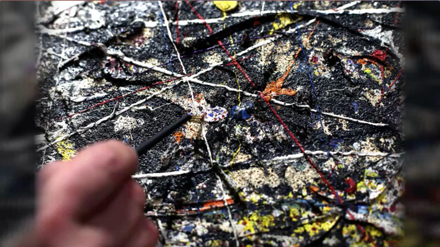 Jackson Pollock painting, worth millions, discovered by chance