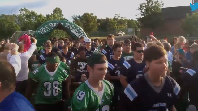 High schoolers host fantasy football camp for kids with special needs