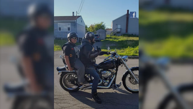 200 bikers escort bullied 10-year-old boy to school