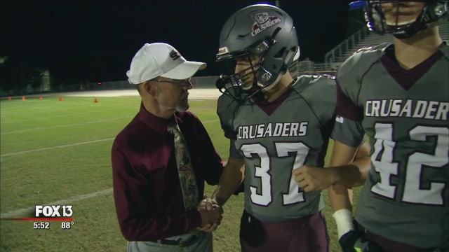 Seffner Christian salutes longtime coach