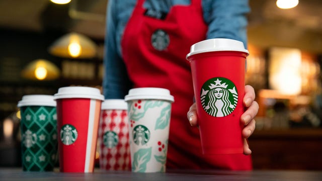 Starbucks debuts 2018 holiday cups, says designs were inspired by coffee chain's 'heritage'