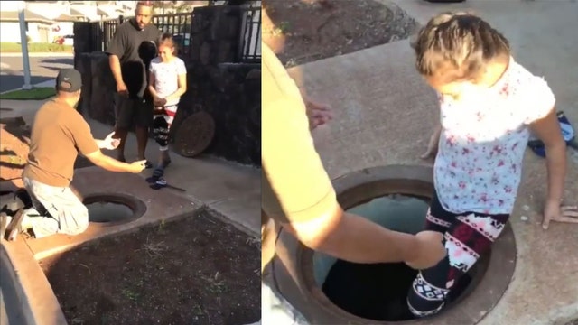 Man lowers child into manhole after false missile alert