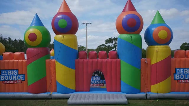 'World's Largest Bounce House' arrives in Bay Area