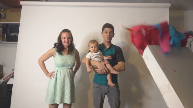 Rube Goldberg gender reveal goes viral on Facebook