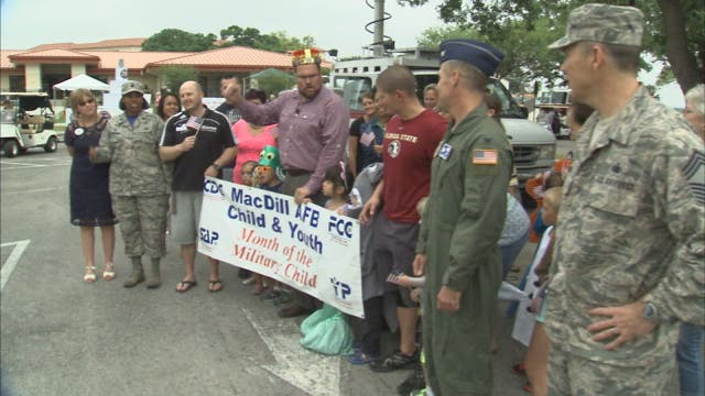Celebrating Month of the Military Child at MacDill Air Force Base