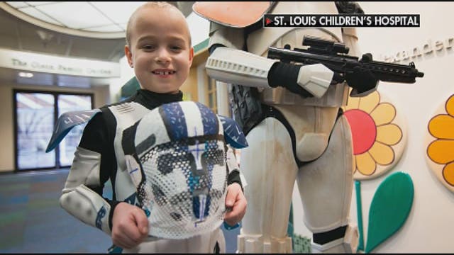 Stormtroopers help child endure cancer treatment