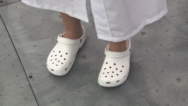 Crocs makes good on promise of white shoes for grads